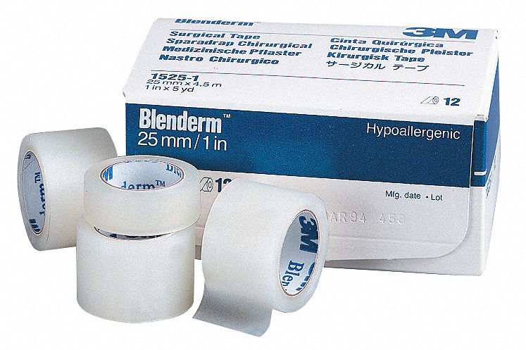 Surgical Tape,Clear,1/2 x 5 yd. L,PK24