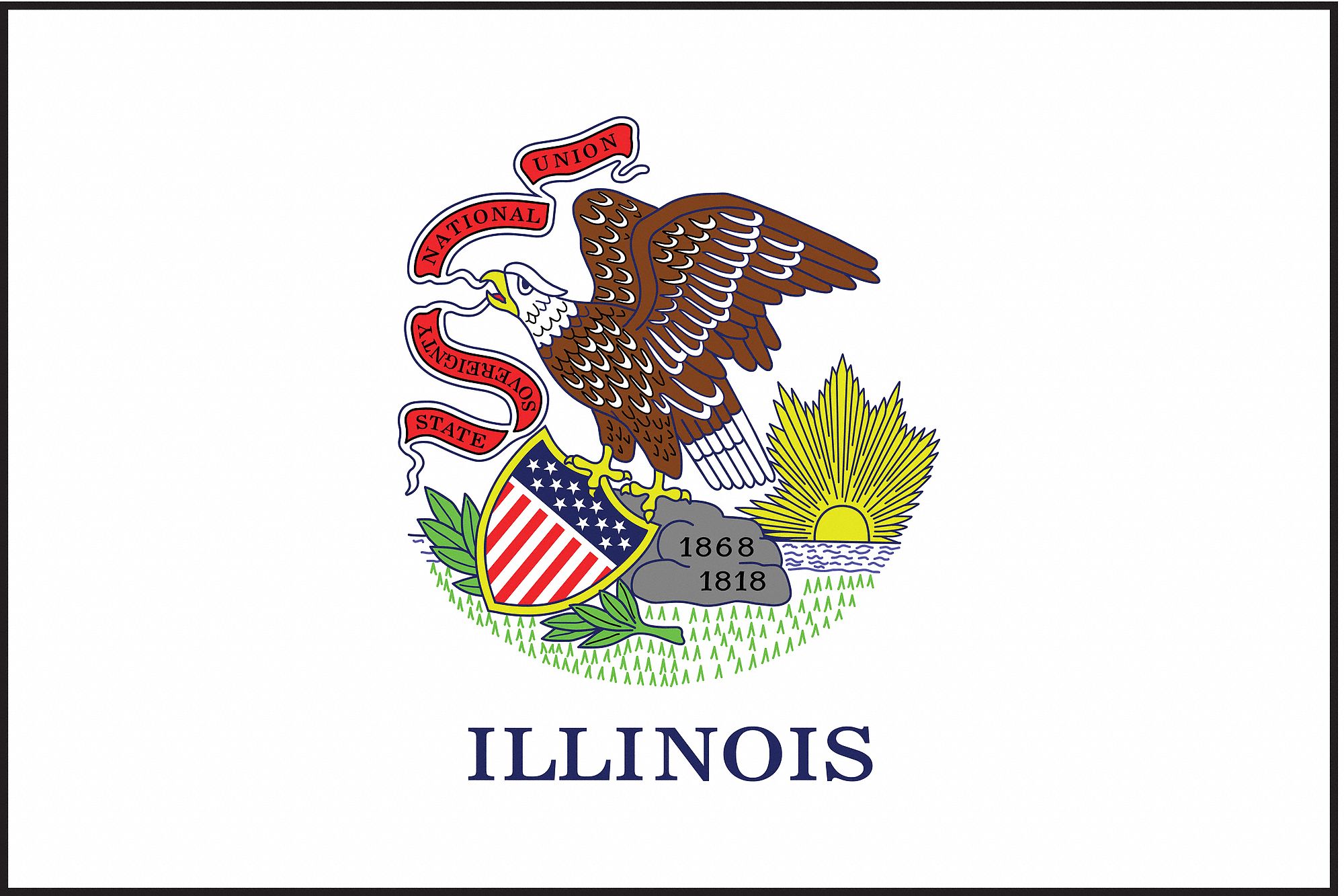 how-to-draw-the-state-flag-of-illinois-usa