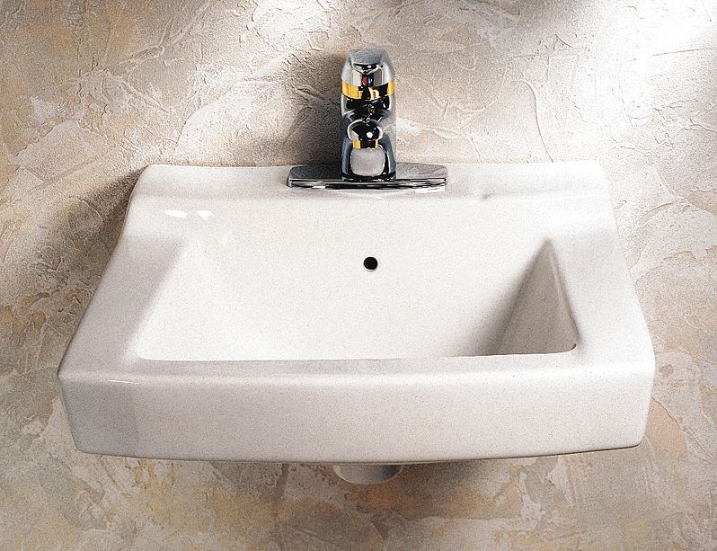 harshaw vitreous china wall-mount bathroom sink