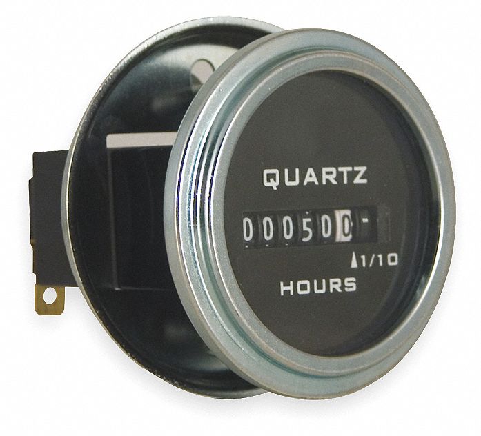 Hour Meter,Electrical,Round,10-80VDC