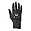 Coated Gloves,2XL,Black,Polyurethane,PR