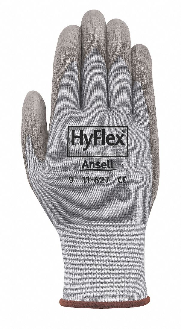 Cut Resistant Gloves,Gray,10,PR