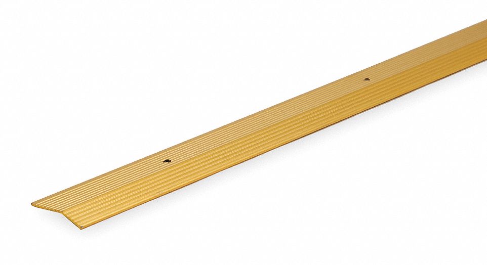 GRAINGER APPROVED Carpet Seam Binder, Satin Brass, 1 3/8 in Width, 96