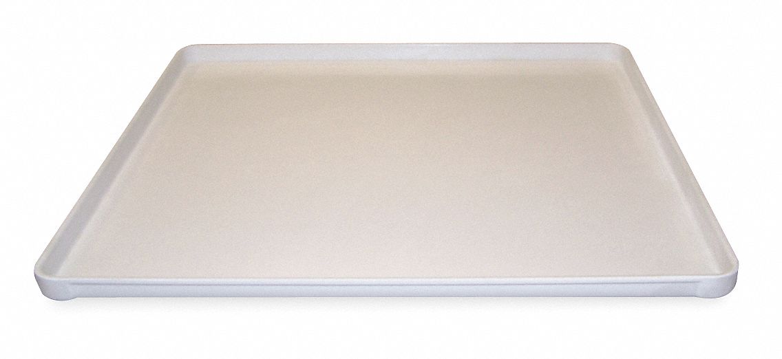 MOLDED FIBERGLASS Tray, White, 1 1/4 inH x 30 inL x 30 inW, 1EA 2TU33