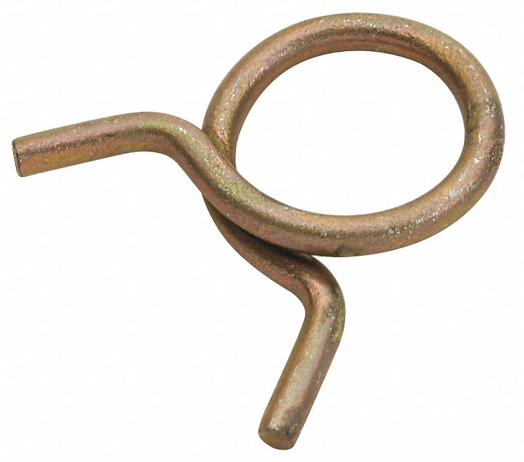 GRAINGER APPROVED Hose Clamp, Dia 1.125x 0.152, Ylw, PK25 2UTK2HC