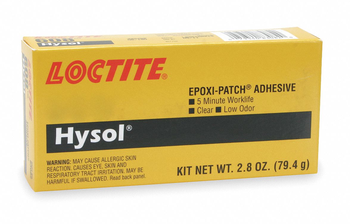 LOCTITE 608 Epoxy Adhesive, DualCartridge, 1.69 oz., Clear, 5 min