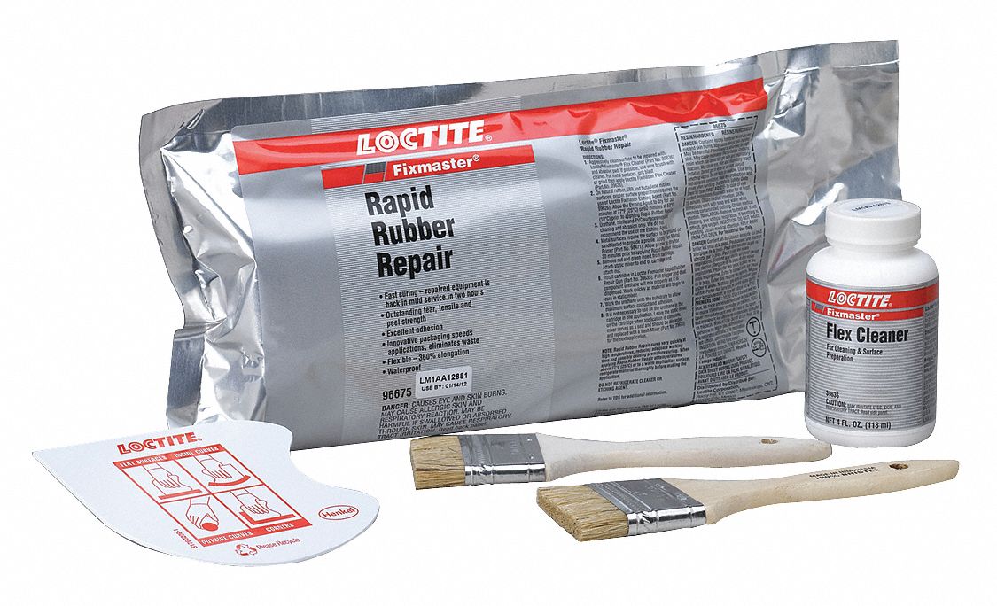 LOCTITE 400mL Rapid Rubber Repair with Temp. Range of Up to 180°F, Black 2WKP6432774 Grainger