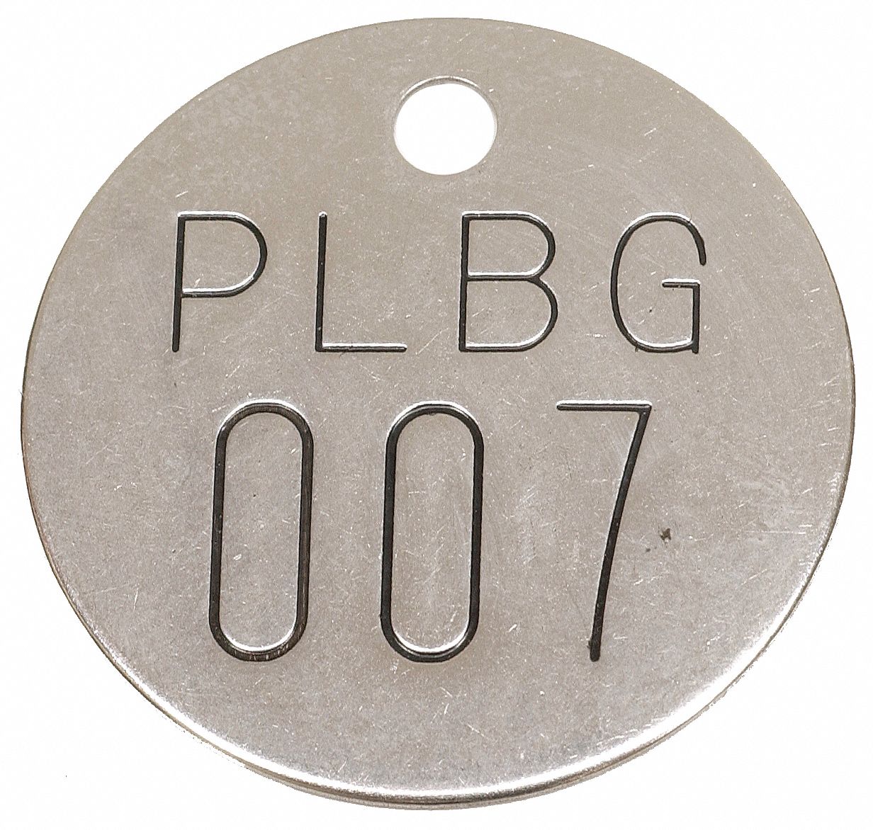 GRAINGER APPROVED Numbered Tag, Valve Tag Application General Purpose