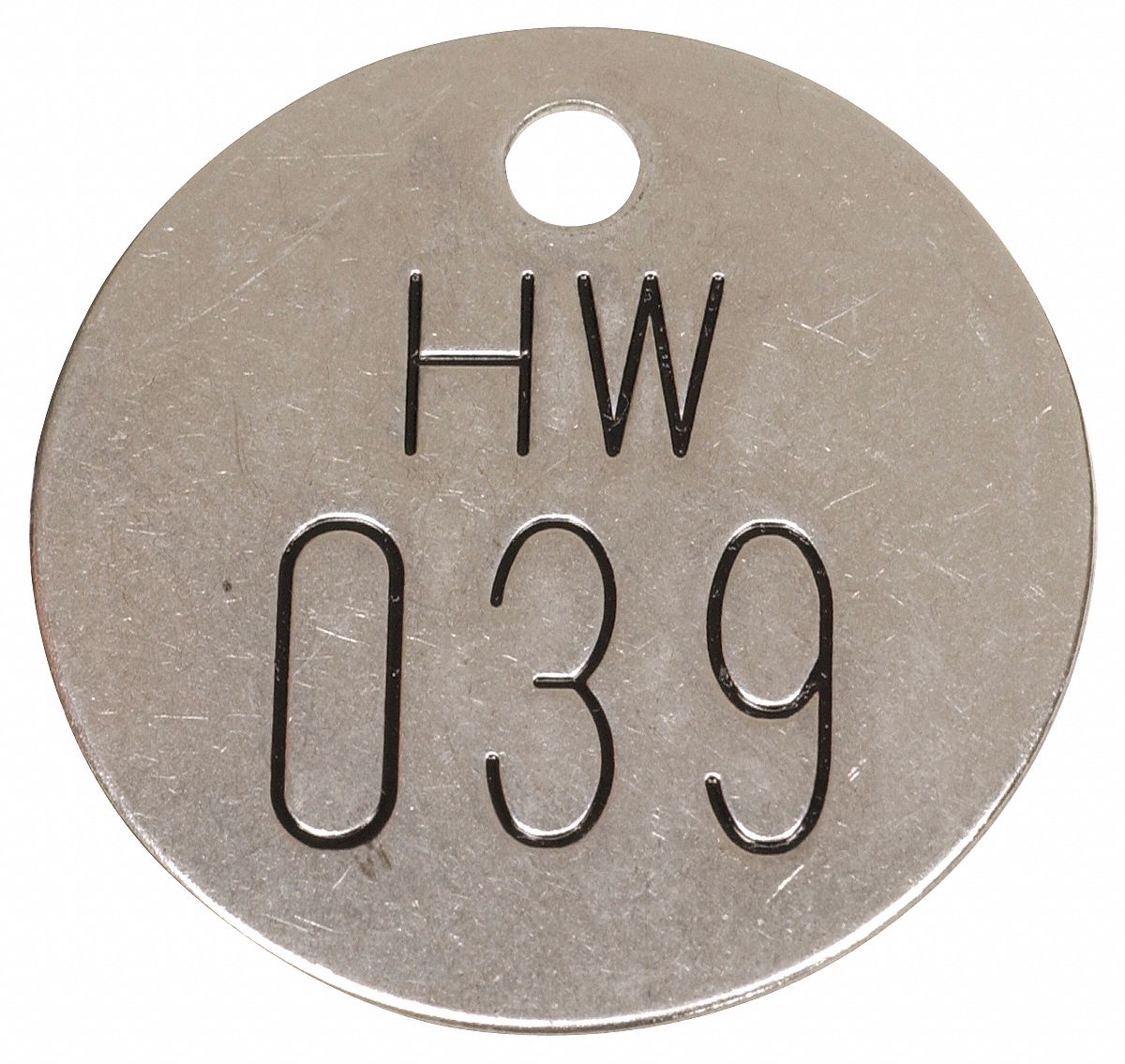 GRAINGER APPROVED Numbered Tag, Valve Tag Application General Purpose