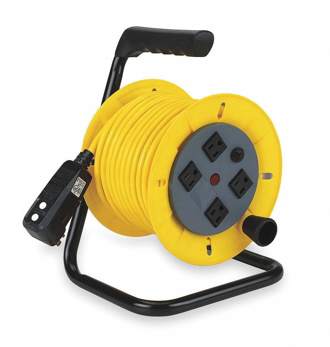 LUMAPRO 120VAC General Purpose Hand Wind Cord Reel; Number of Outlets