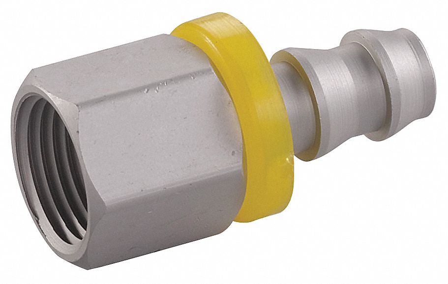 SPEEDAIRE PushOn Hose Fitting, Fitting Material Aluminum x Aluminum