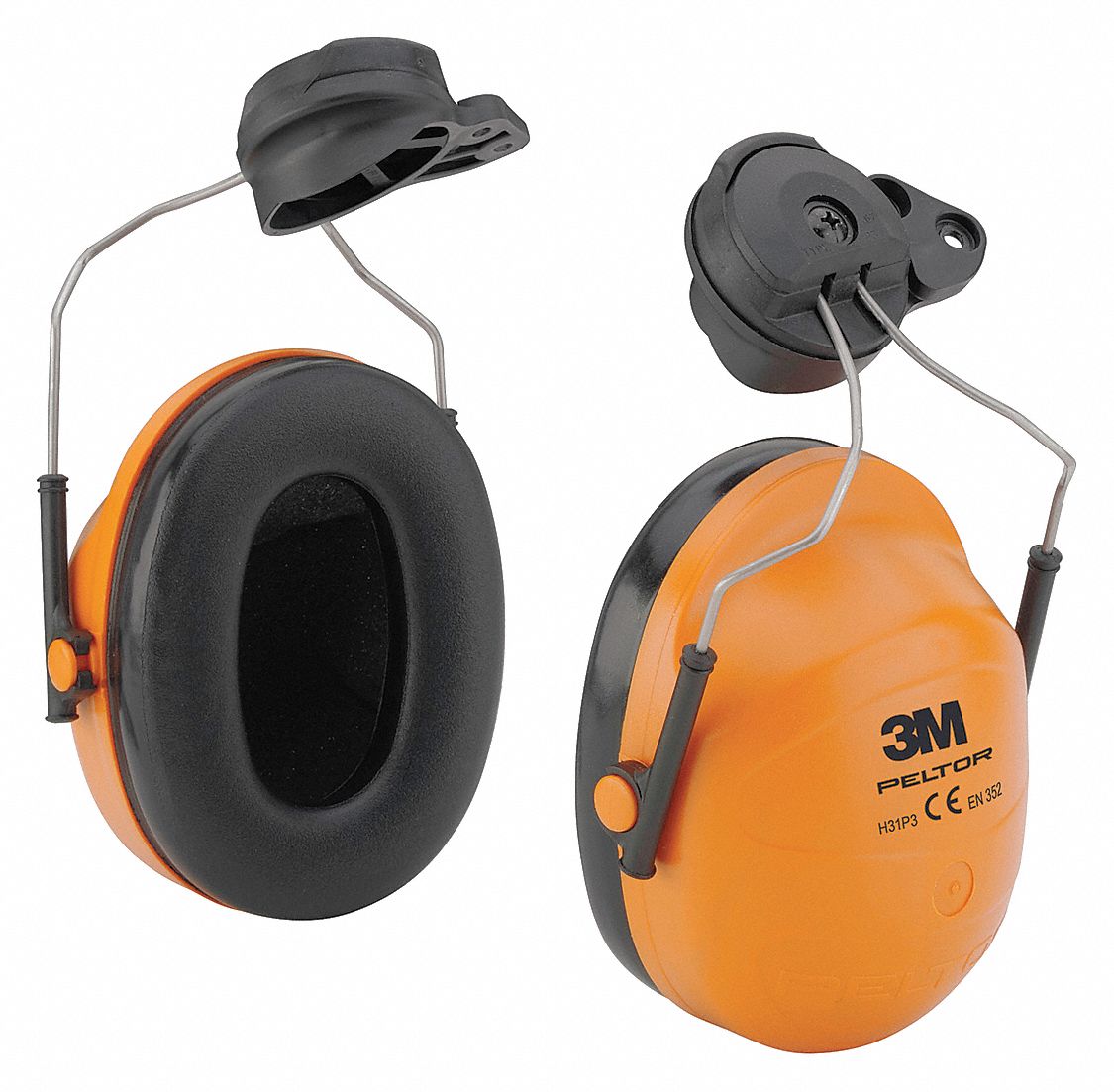 3M Ear Muffs, Hard Hat Mounted, NRR 23dB 30F060H31P3E Grainger