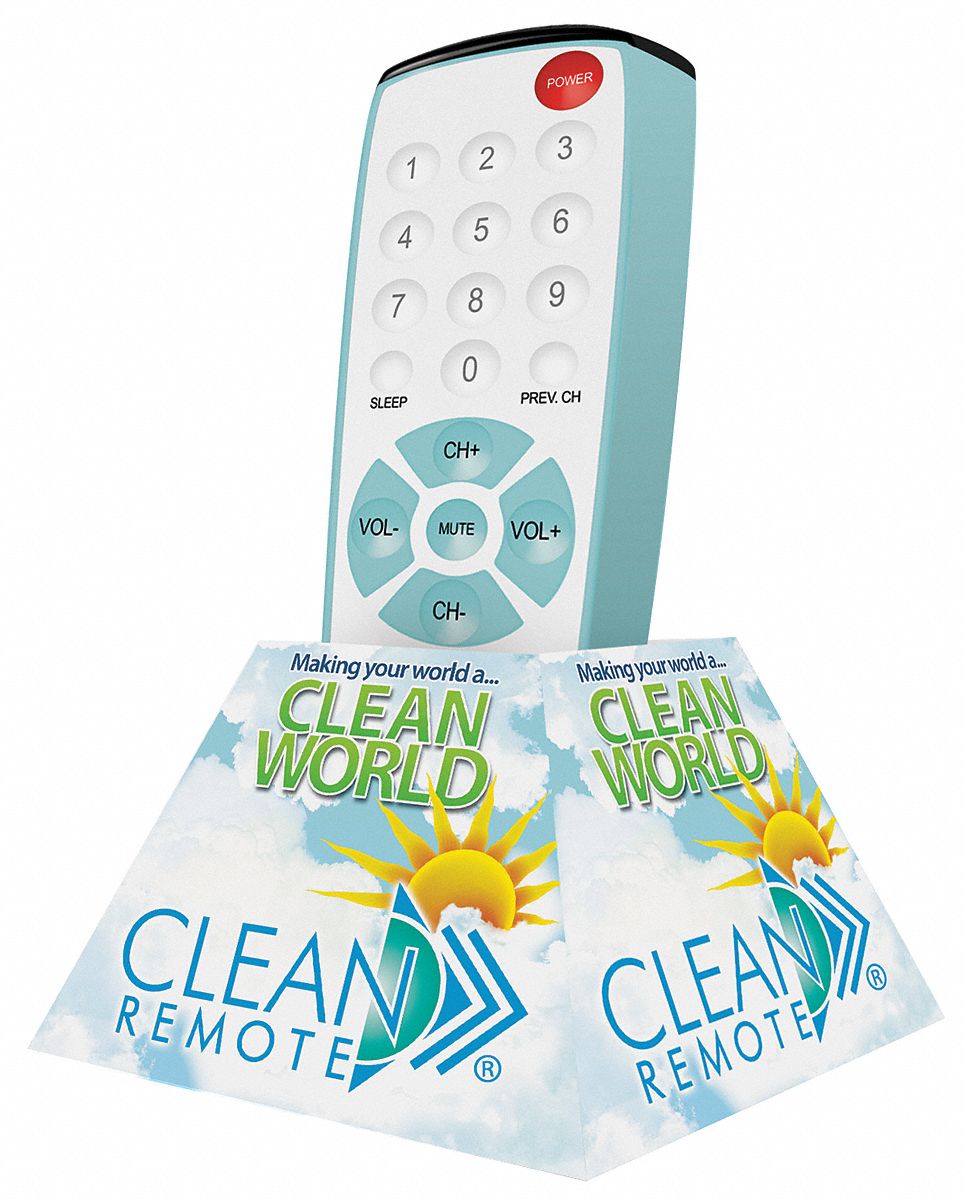 CLEAN REMOTE Universal Remote Control,Clean Room 30F328CR1R Grainger