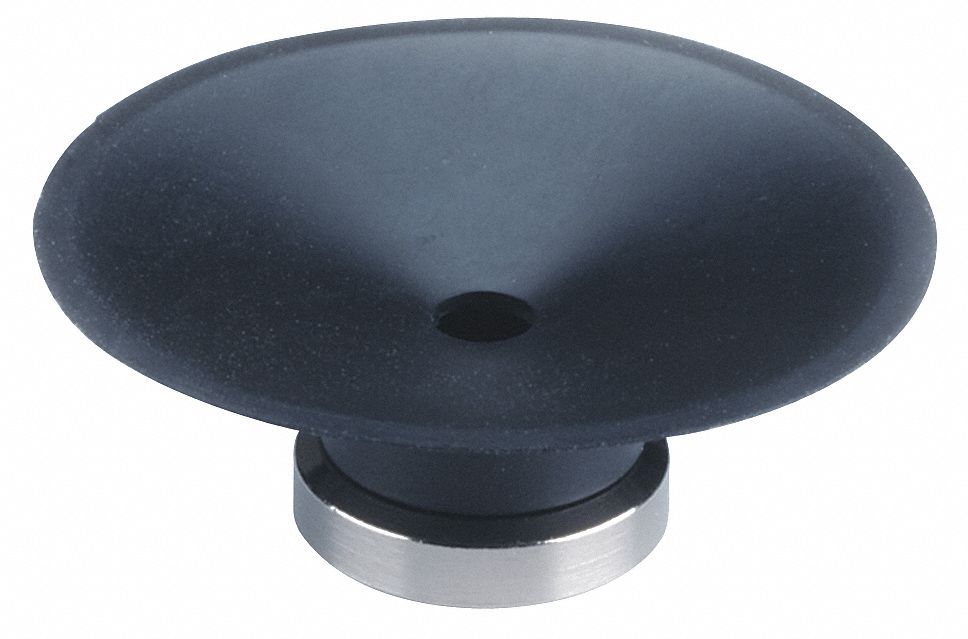 SMC 32mm NBR Flat Vacuum Pad, Black 30J673ZP32UN Grainger