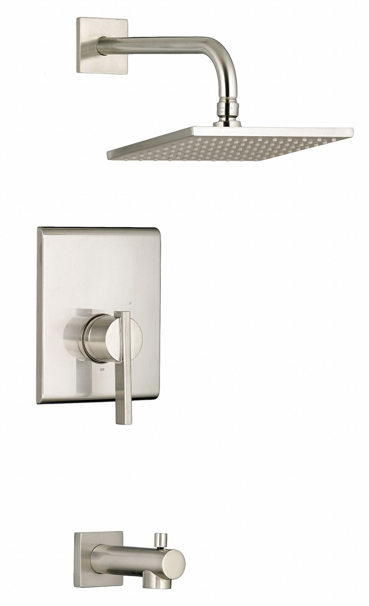 AMERICAN STANDARD Metal Wall Mounted Shower Head Kit, 2.50 gpm NPT