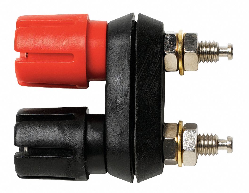 Dual Binding Post,30VAC/60VDC,Red/Black