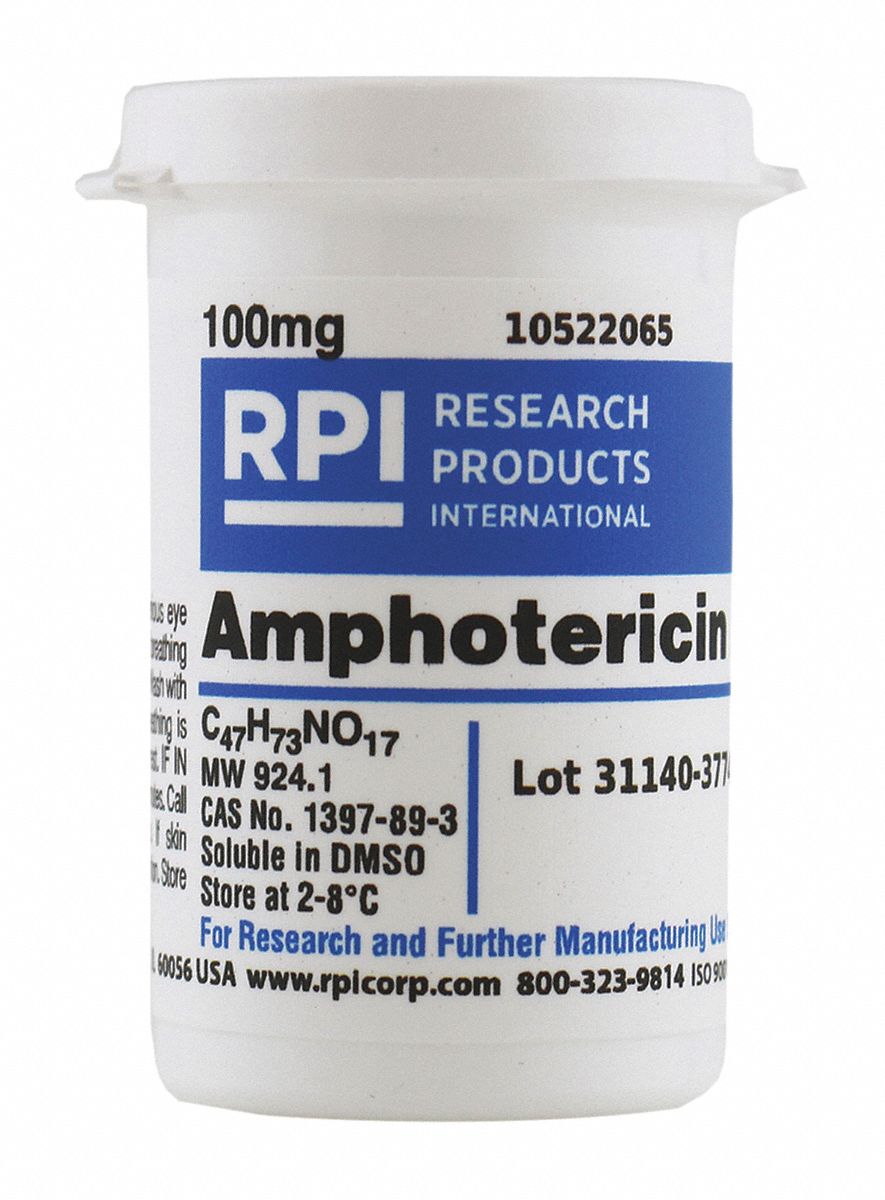 RPI Amphotericin B, 100mg Powder - 30TX15|A40030-0.1 - Grainger