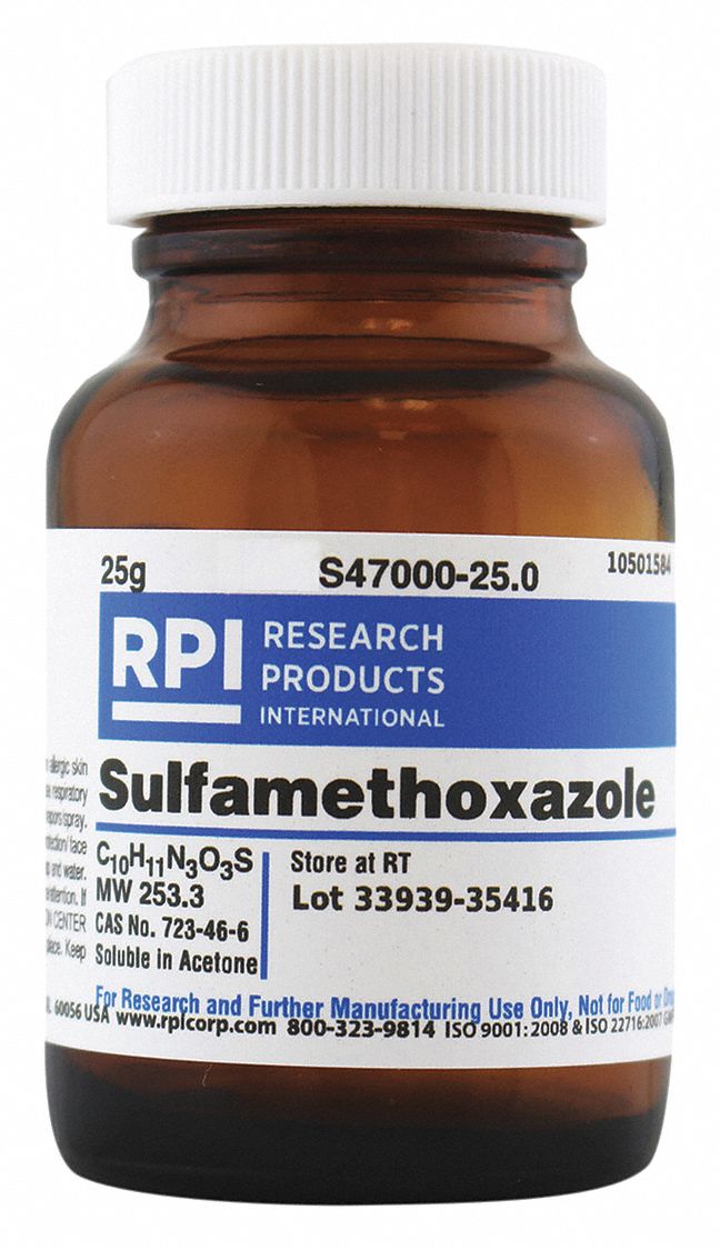 RPI Sulfamethoxazole, 25g Powder 30UA69S4700025.0 Grainger