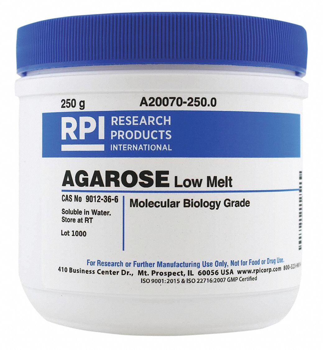 RPI Agarose 250 G Container Size Greater Than 99 Purity 30UC76