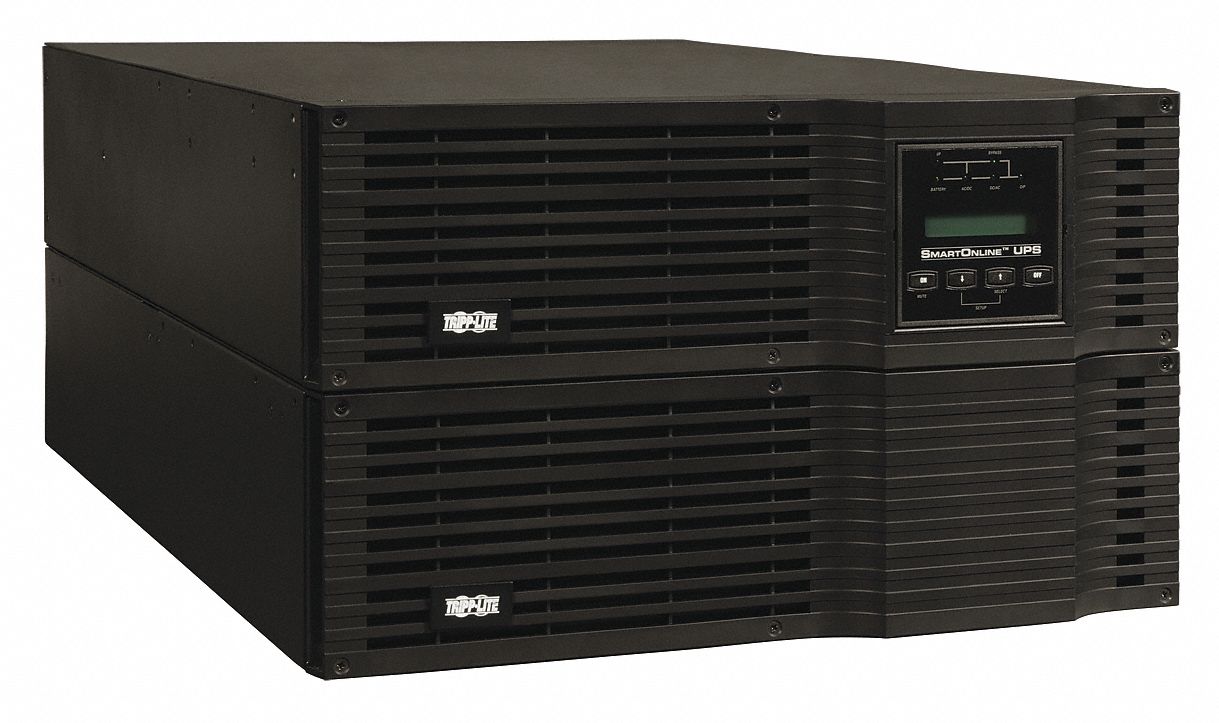 TRIPP LITE UPS System, 6.0 kVA, 4.2 kW, Number of Outlets 3, 20 min/8