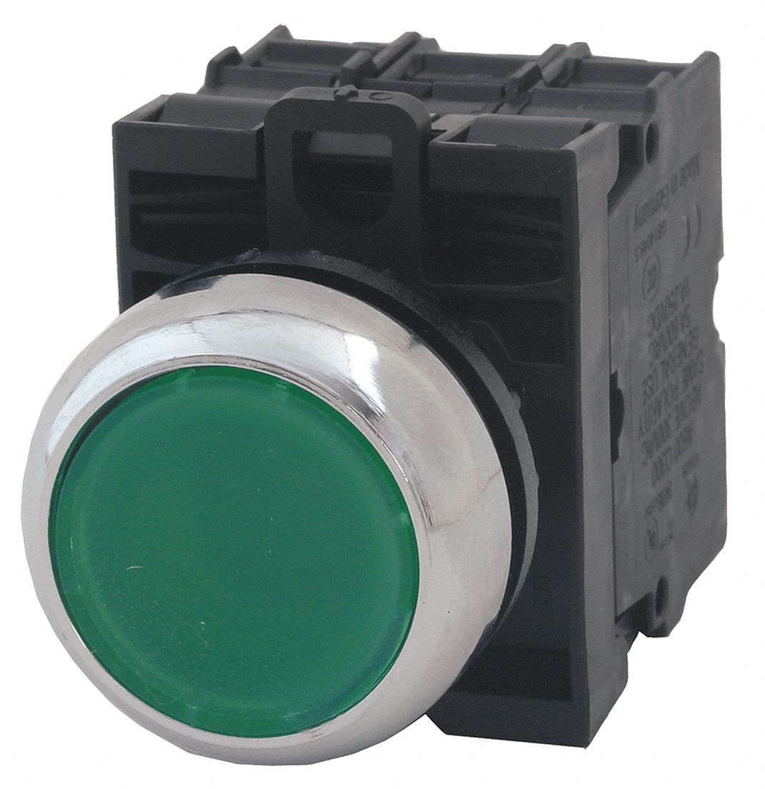 EATON 22mm LED 2NO Illuminated Push Button with Maintained / Momentary
