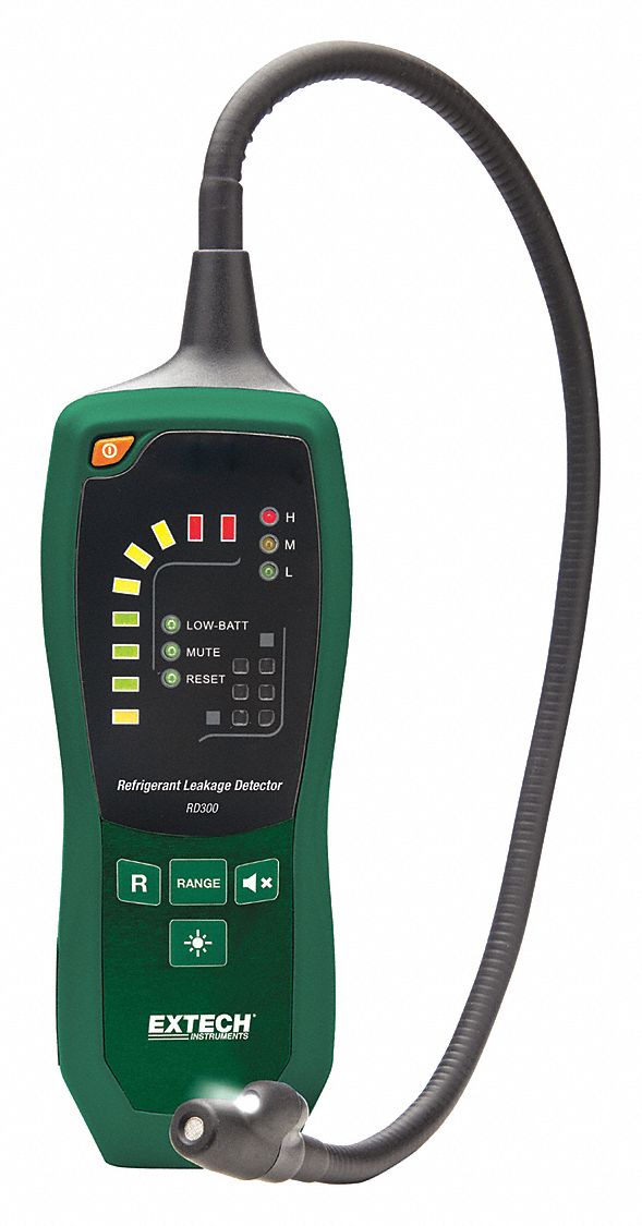 EXTECH Refrigerant Leak Detector, 0.25 oz./yr. 30ZU94RD300 Grainger