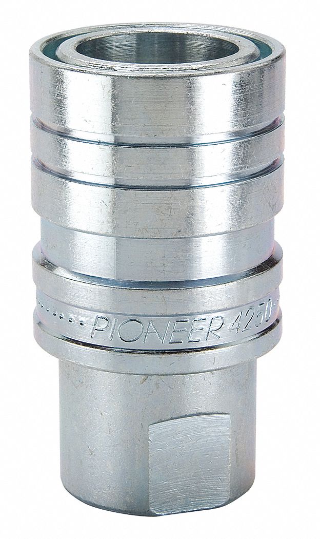 PIONEER 1/2"14 Steel Hydraulic Coupler Body, 1/2" Body Size 31A939