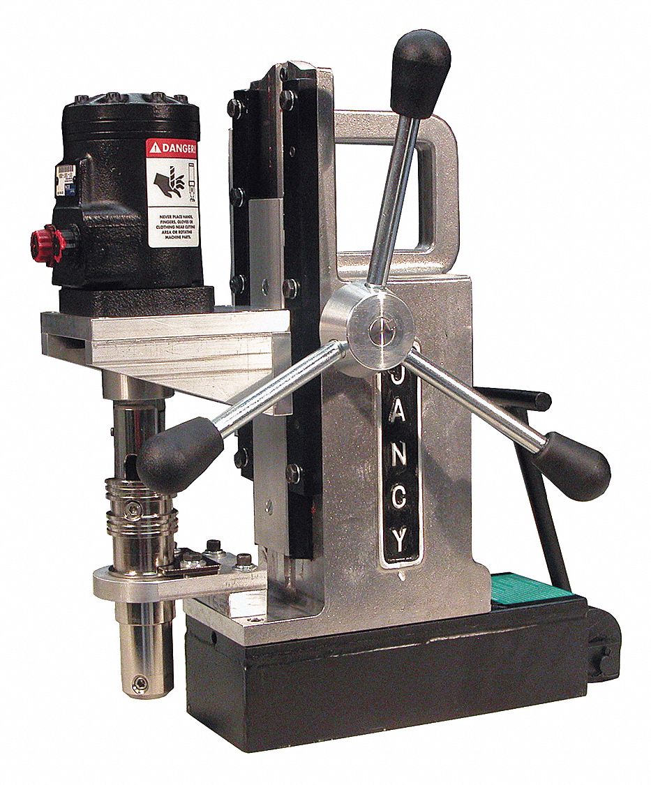 JANCY SLUGGER Hydraulic Drill Press, 2" Capacity Steel, 1100