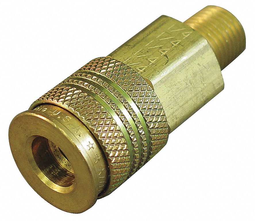 EATON HANSEN Quick Connect Hose Coupling, Industrial, Brass, Socket