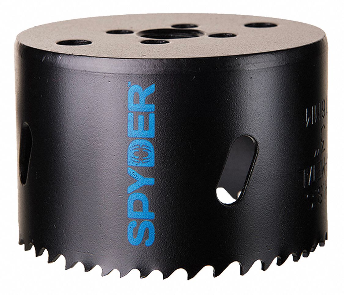 SPYDER 4-1/2"-Dia. Hole Saw for Wood, 1-7/8" Max. Cutting Depth, 4/6