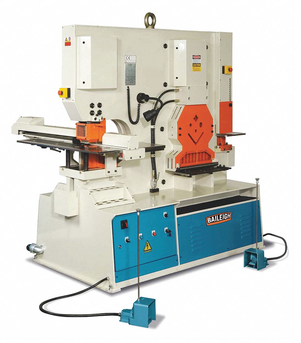 BAILEIGH INDUSTRIAL Ironworker, 16In Throat Depth, 30spm 31XV96SW