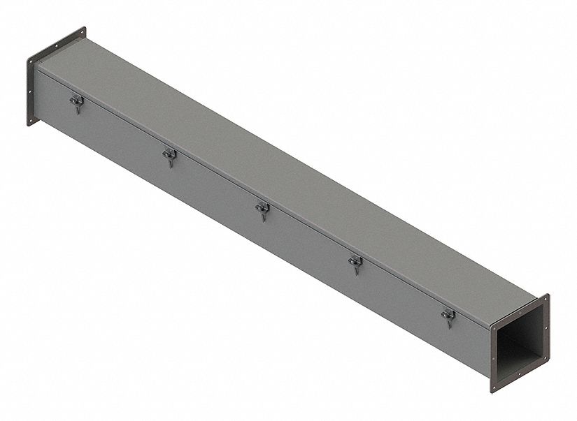 HOFFMAN Wireway, 304 Stainless Steel, 5 ft. Length, Without Knockouts