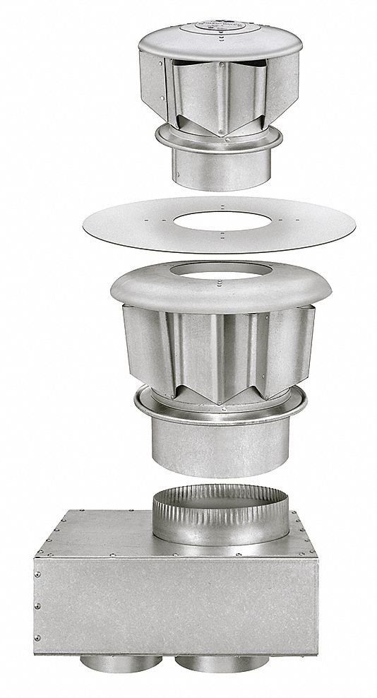 DAYTON Combustion Air Inlet Vent Kit, For Use With 32V246 32V251