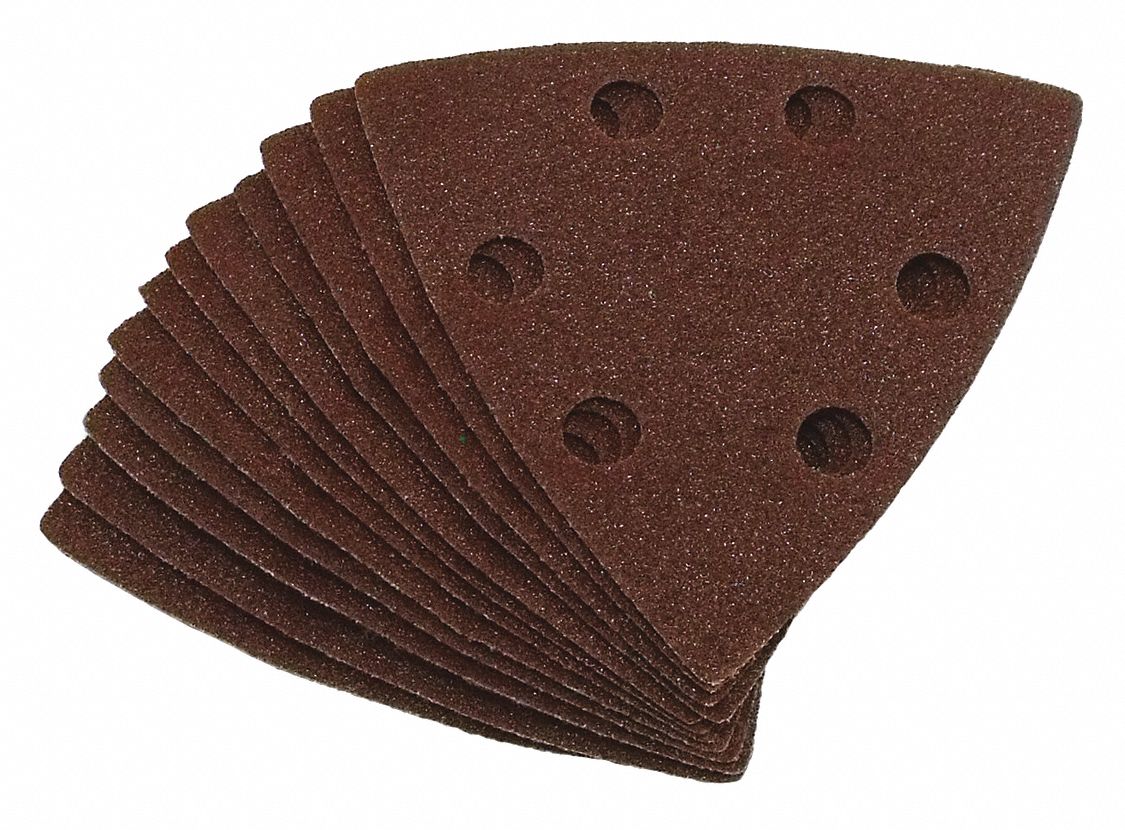 EAZYPOWER Emery Cloth Sanding Pad, Number of Pieces 12, Aluminum Oxide