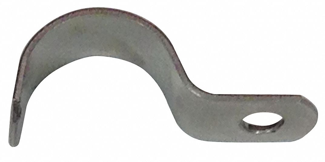 DIXIE LINE CLAMPS Tube Clamp, 1 Line, Stainless Steel, PK 50 33KF281601 Grainger