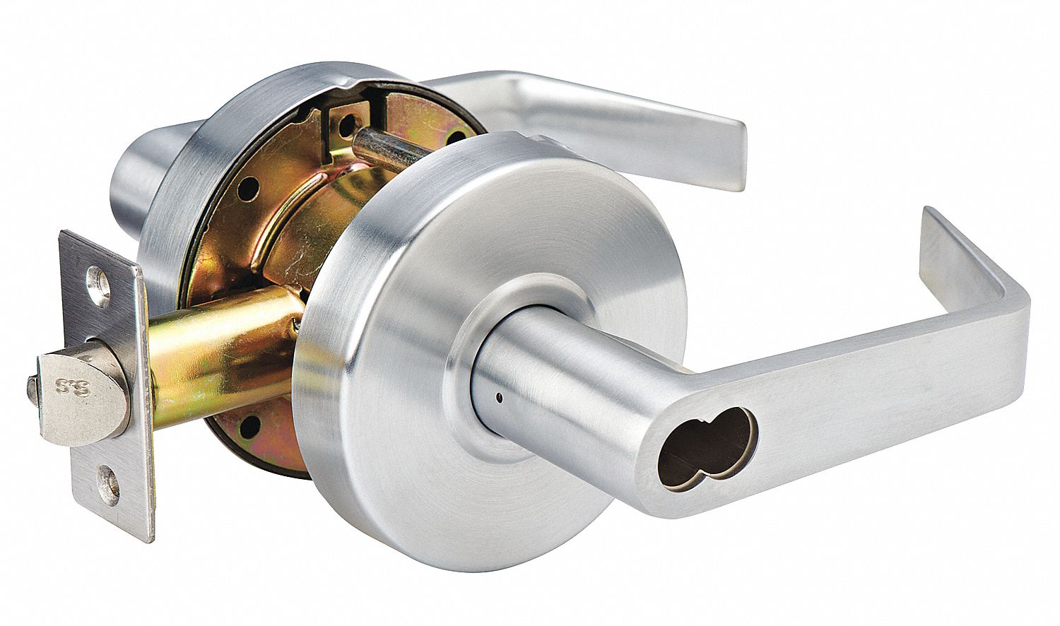 MASTER LOCK Lever Mechanical Heavy Duty Different Satin Chrome 2 3