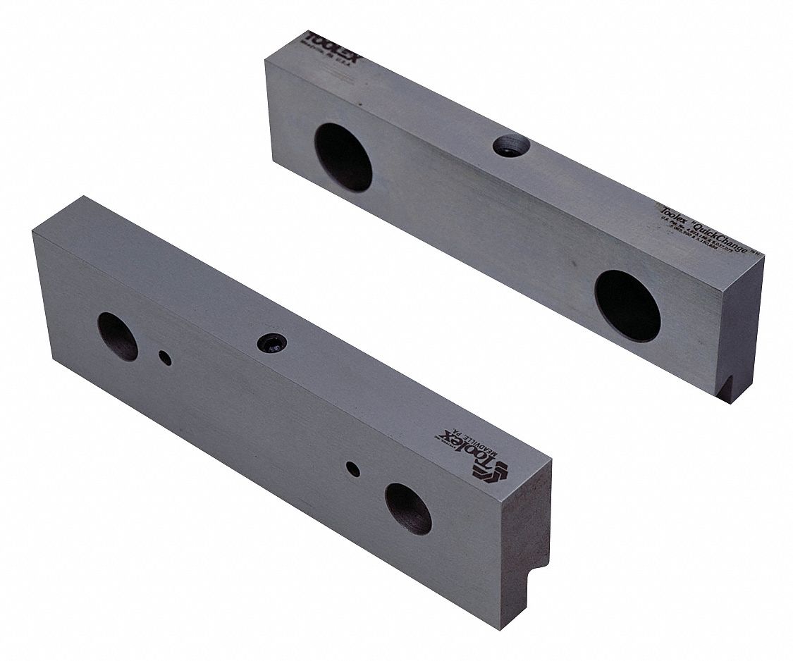 TECO Vise Jaws and Parallel Set, Set, 6" Size, For Use With 6" Single