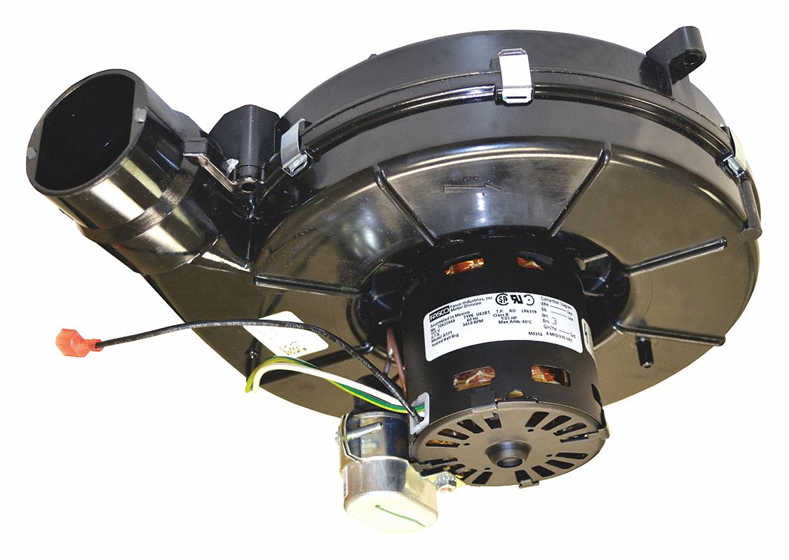 FASCO Draft Inducer,1011/16in.Hx541/64in.W 33NT38A171 Grainger