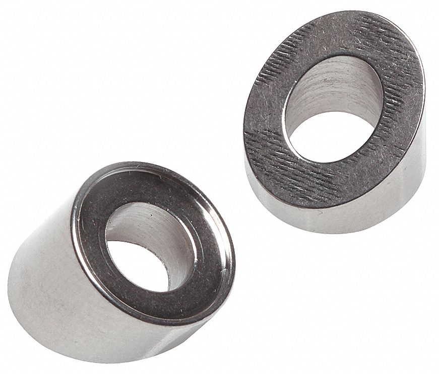 C. SHERMAN JOHNSON 30 Degree Angled, Spacer, 316 Stainless Steel