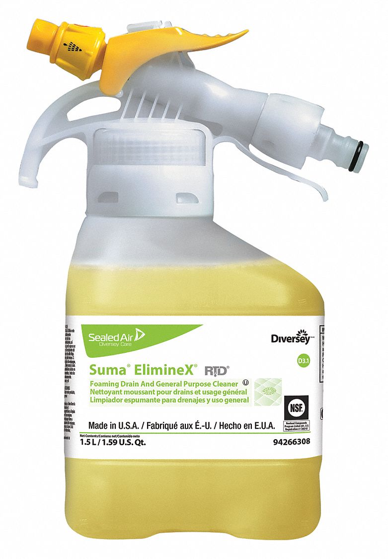 DIVERSEY Drain Maintainer For Use With RTD Chemical Dispenser, 2 PK