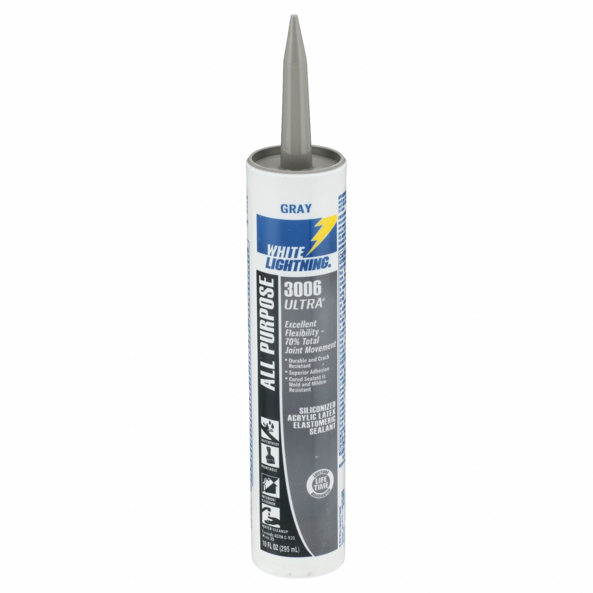 WHITE LIGHTNING 3006 Ultra Gray Hybrid Sealant 34FW68 W11004010