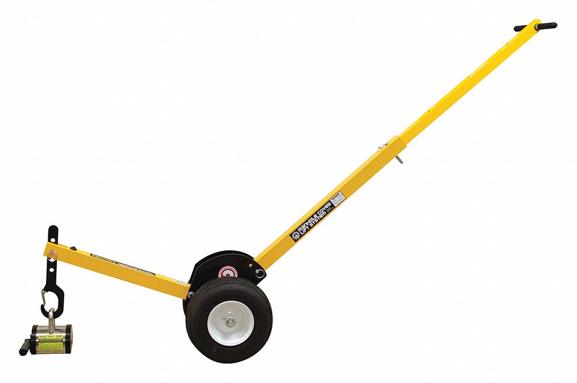 MAGMATE Manhole Cover Lid Lifter, 600 lb Capacity, Aluminum, 75 1/2 in