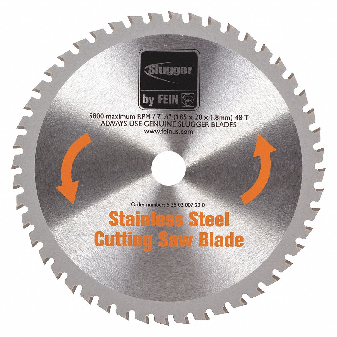 Slugger Circular Saw Blade, Aluminum, Ferrous Metals, Non-ferrous 