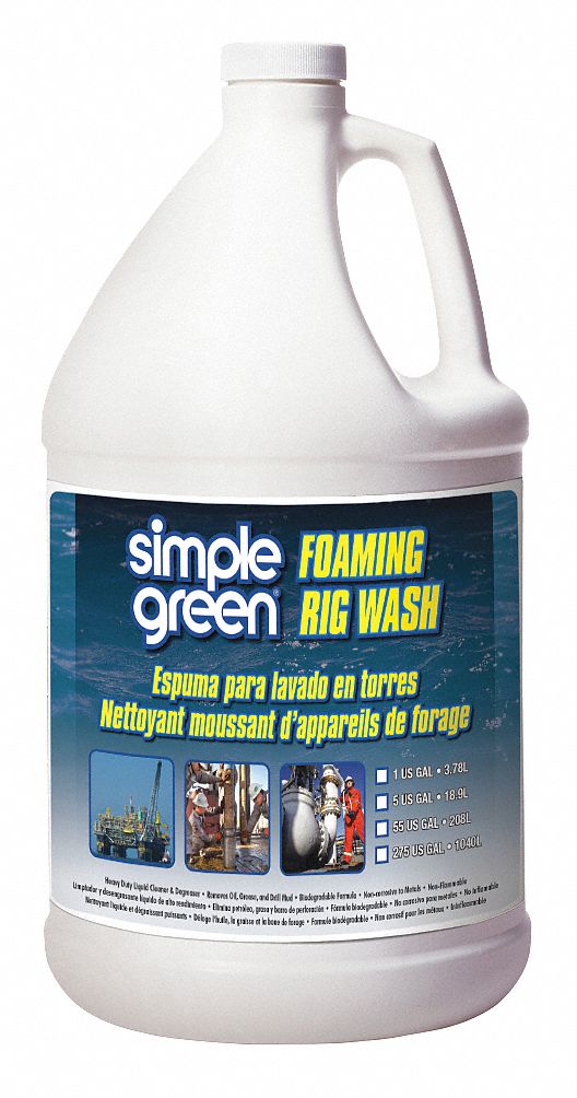 SIMPLE GREEN Oil Rig Wash, Concentrated, 1 gal. 35HW550110000403001