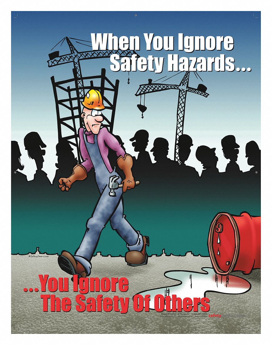 Safety Poster 35LG41P3292 Grainger