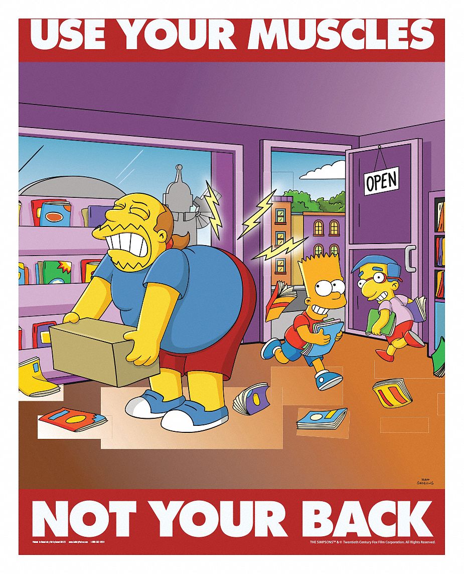 Safetyposter Simpsons Safety Poster English X Ea The Best Porn Website