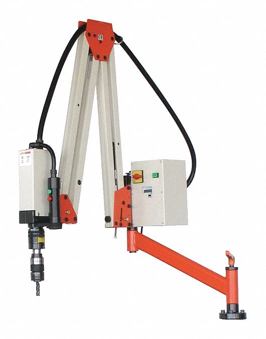 PALMGREN Electric Tapping Arm, 115 Voltage, 1 Phase, 9/16" Max. Tap