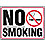 Facility Sign,No Smoking,Plastic,24 x 36