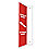 Sign,Stair Way,24x4 In.