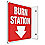 Sign,Burn Station,8x8 In.